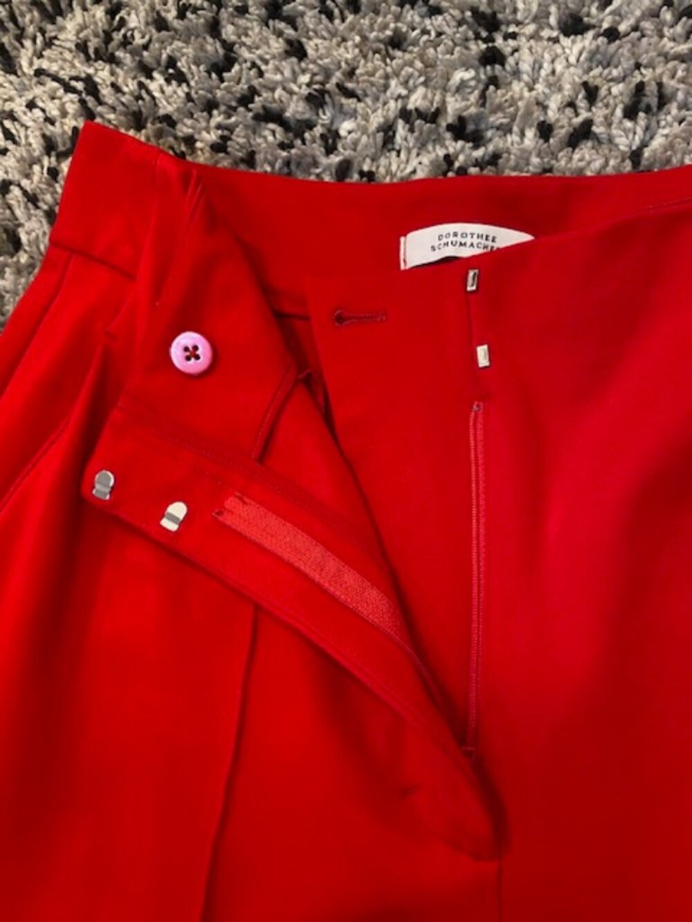 Dorothee Schumacher Punto Extra wide leg Pants Red size 32 - Picture 7 of 16